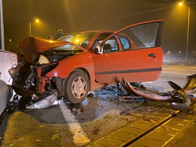 Ongeval met drie auto's op de N302 in Harderwijk