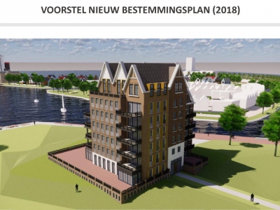 B&W Harderwijk: ‘Iconische woontoren moet slank en 28 meter hoog’