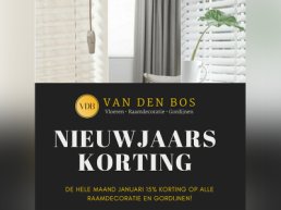 Nieuwjaarskorting bij Woningstoffering van den Bos