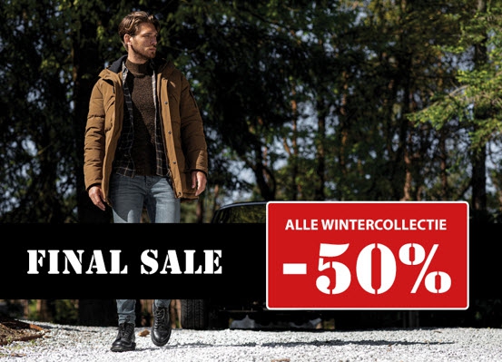 Op alle wintercollectie 50% korting bij Germano Menswear 