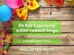 Dé Kok Experience online carnaval bingo
