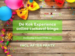 Dé Kok Experience online carnaval bingo