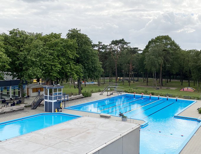 Buitenbad Bosbad Putten is geopend voor baanzwemmen