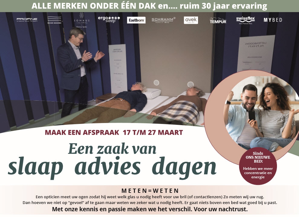 Slaap Advies Dagen bij Slaaphof Harderwijk