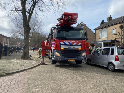 Brand in bovenwoning Eibert den Herderstraat in Harderwijk