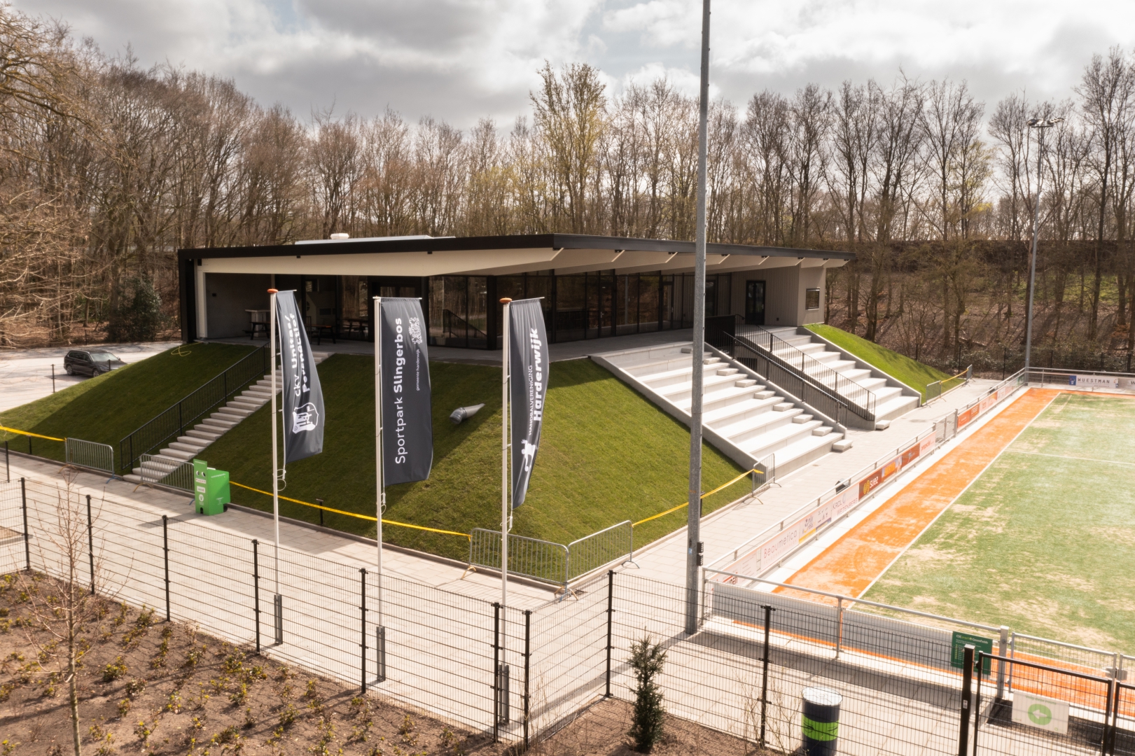 Opening nieuwe accommodatie Sportpark Slingerbos in Harderwijk