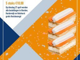 Oranje tompoucen actie Koningsdag
