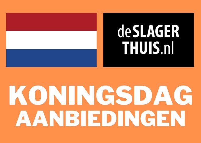 Koningsdag aanbiedingen van deslagerthuis.nl