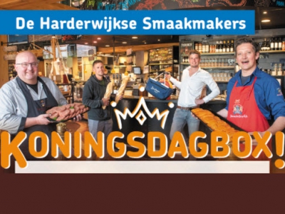 Koningsdag Box van de Harderwijkse Smaakmakers is nog te bestellen tot 18.00 uur vanavond!
