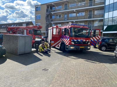Wasmachine in brand in een woning op de Bokkenkamp in Harderwijk