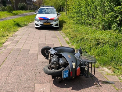 Ongeval tussen een fietser en een scooter op Drielandenpad