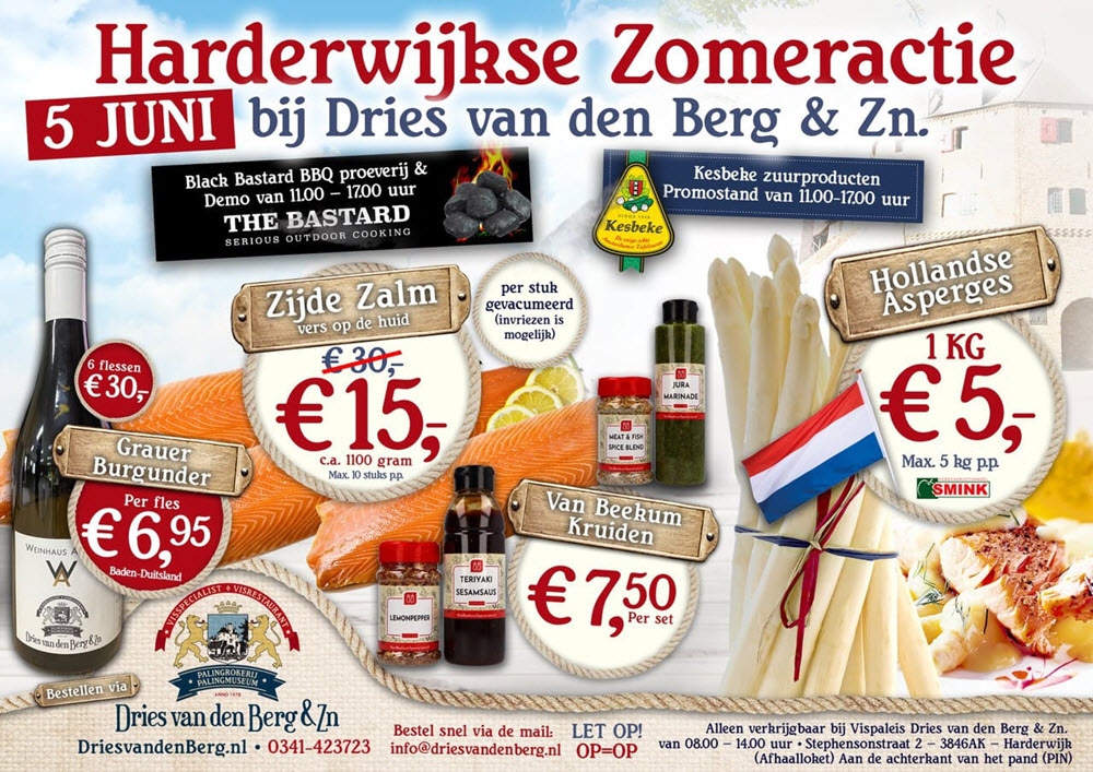 Harderwijkse Zomeractie bij Dries van den Berg & Zn.