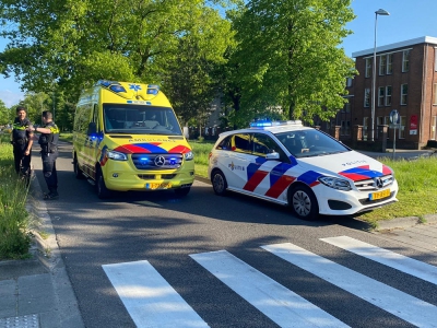 Fietser aangereden op rotonde Deventerweg in Harderwijk