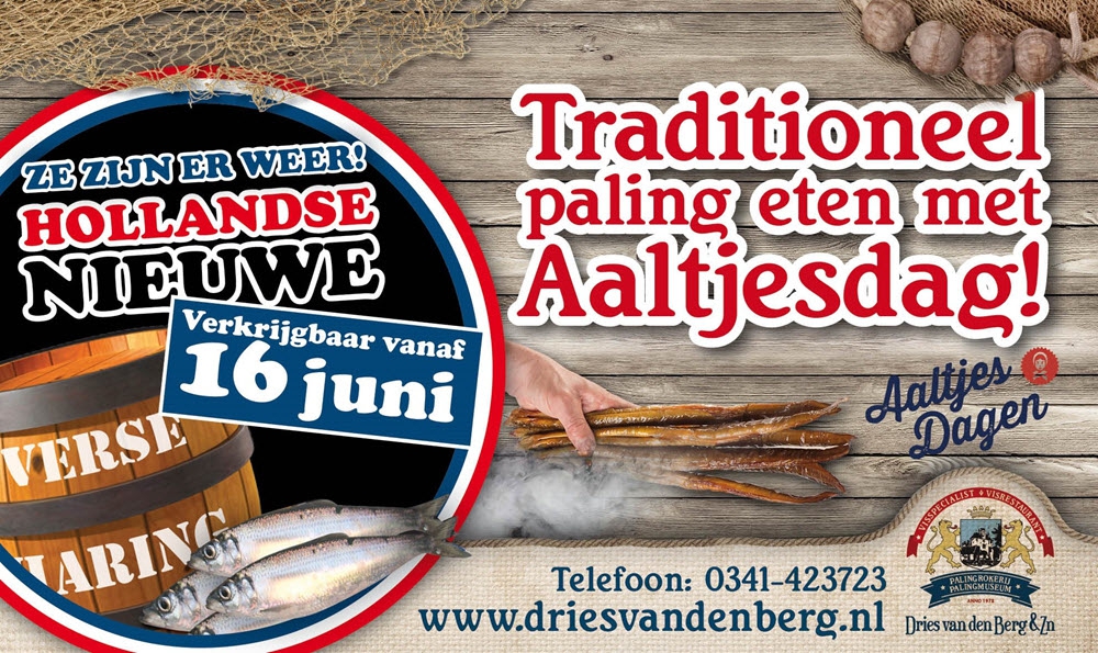 Traditioneel paling eten met Aaltjesdag!