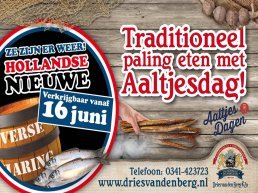 Traditioneel paling eten met Aaltjesdag!