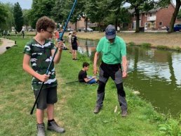 Leerlingen groep 8 van de Willem Alexanderschool krijgen visles
