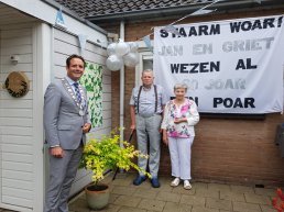 Echtpaar Zuidema - Schriemer 60 jaar getrouwd