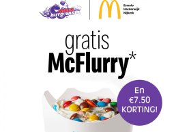 McFlurry Actie bij Niels Autowas Harderwijk