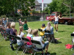 Centrum Harderwijk decor voor zomerprogramma podiumkunsten