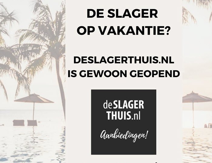 De slager op vakantie?