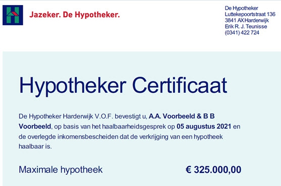 Nieuws de Hypotheker: Financiële Check nodig? Vraag naar het Hypotheker Certificaat 