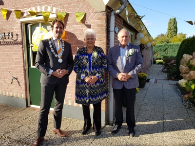 Echtpaar Gerrit en Nies van den Brink - Van Schie 60 jaar getrouwd