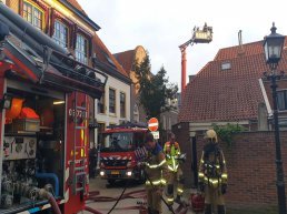 Brand in woning binnenstad Harderwijk