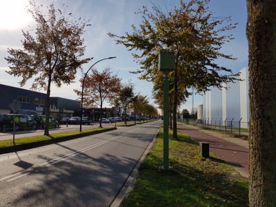 Flitspaal Lorentzstraat Harderwijk staat vanaf 28 oktober aan