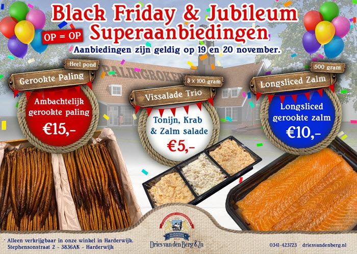 Black Friday en jubileum superaanbiedingen!