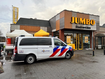 Politie zoekt getuigen diefstal Jumbo Stadsweiden in Harderwijk