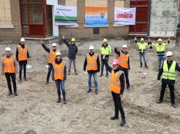 Eerste paal in de grond bouwdeel St Jansdal Harderwijk