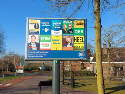 Verkiezingsuitslag gemeenteraad Harderwijk definitief