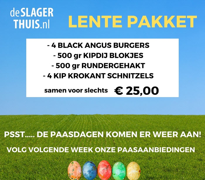 Lente aanbieding van deslagerhuis.nl