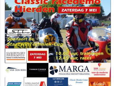 Classic Racedemo zaterdag 7 mei in Hierden