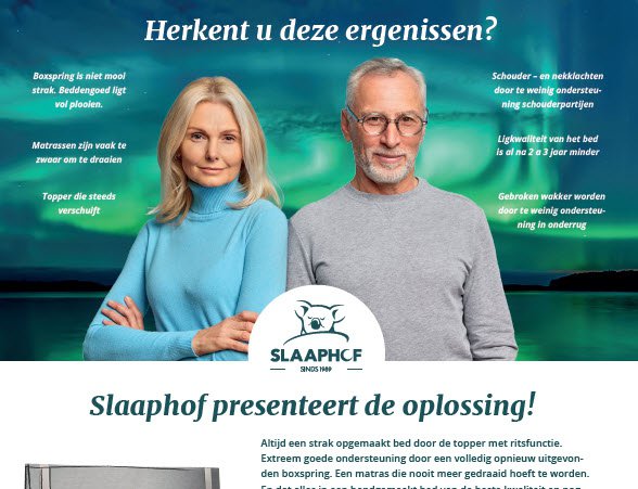 Herken jij deze ergenissen? Slaaphof presenteert de oplossing!