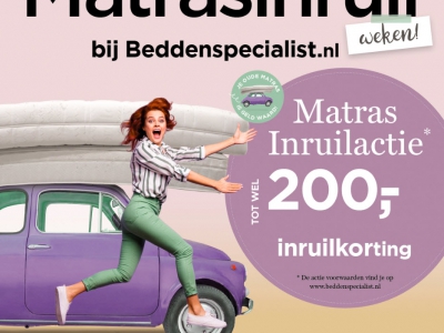 Matras inruil bij Beddenspecialist den Herder