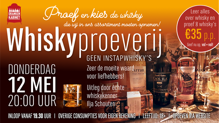 Wisky proeverij Cafe de Liefde