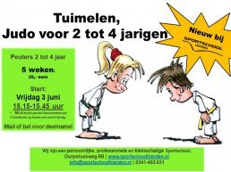 Nieuw bij Sportschool Hierden: Tuimelen voor 2 tot 4 jarigen