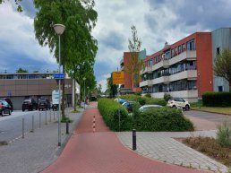 Fietspad Albert Verweyplein afgesloten