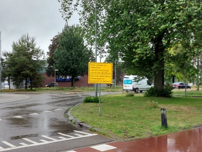 Werkzaamheden Deventerweg in Harderwijk