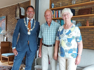Echtpaar Gillis en Janny de Jager - de Vries 60 jaar getrouwd