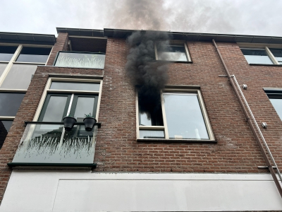 Brand in appartement op de Vuldersbrink in Harderwijk