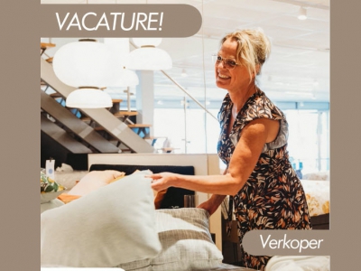 Vacature verkoopmedewerker (28-32 uur per week) den Herder Slapen