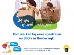 Stichting Kinderspeelzalen Harderwijk is op zoek naar personeel!