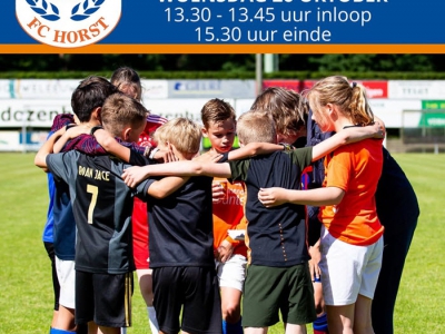 FC Horst organiseert Horst4friends voetbalmiddag: voetbal voor jongens en meiden t/m 13 jaar