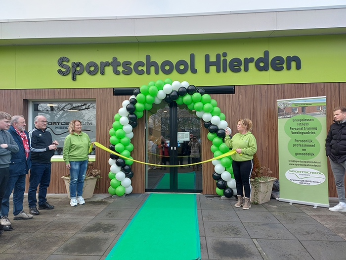 Feestelijke opening bij Sportschool Hierden na verbouwing