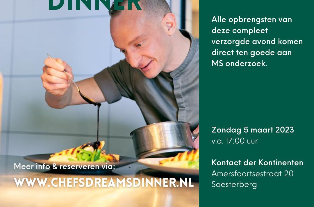 Evento di beneficenza “Dream Chefs Dinner” contro la SM