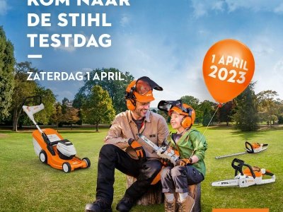 STIHL Testdag bij Westerink Tuin- en Parkmachines in Hulshorst en Elburg