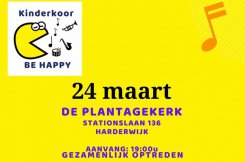 Uniek samenwerkingsconcert Christelijk Kinderkoor BE HAPPY en Jeugdorkest SHH