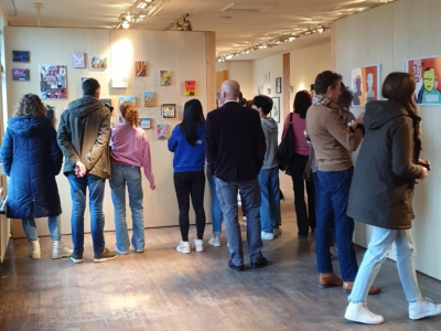 Opening expositie In Art We Trust door leerlingen van de RSG Slingerbos|Levant